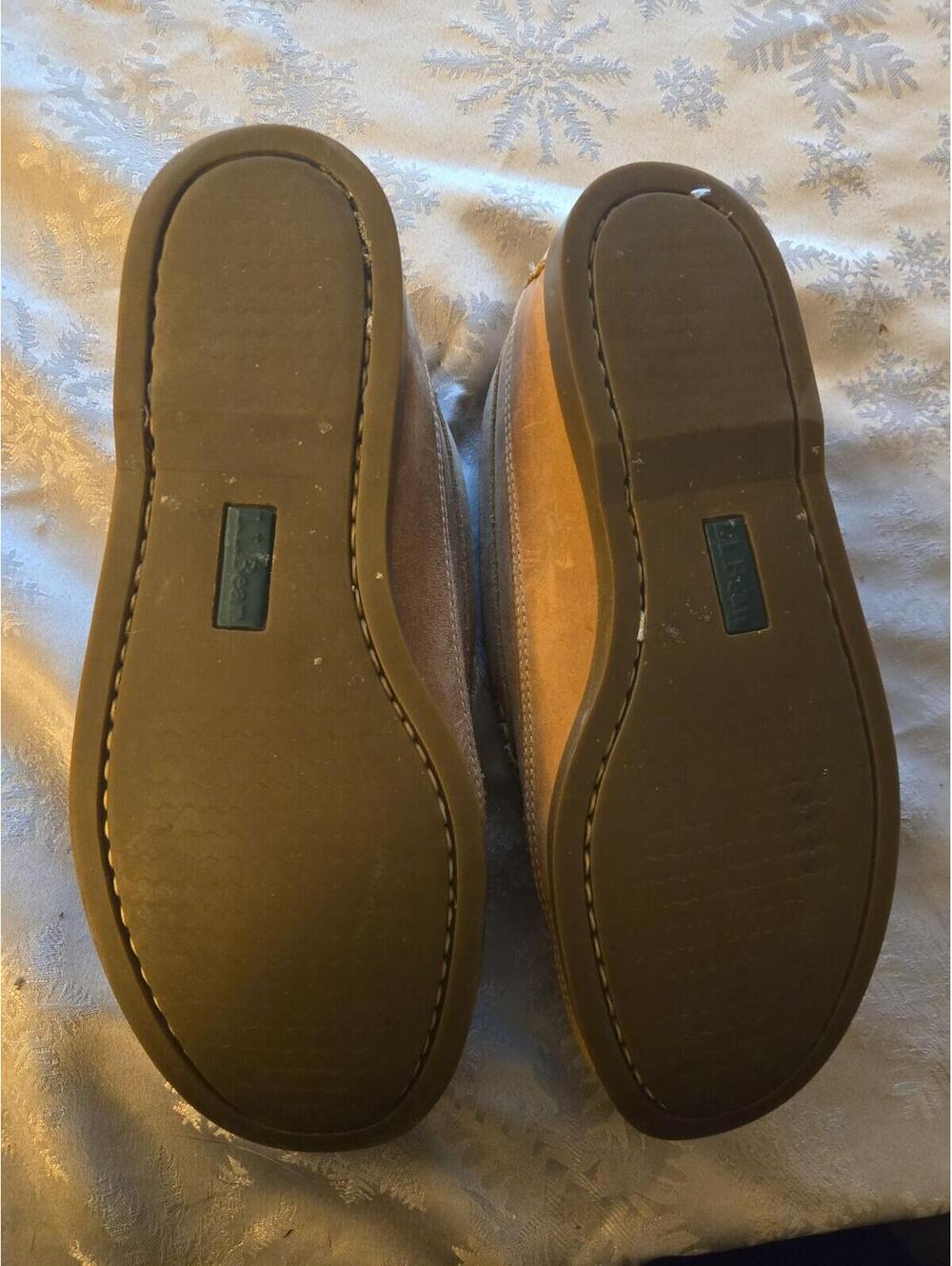 L.L. Bean Men's Suede Leather Loafers Size 8.5M - Picture 4 of 5